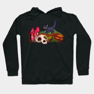 Forest murder cat Hoodie